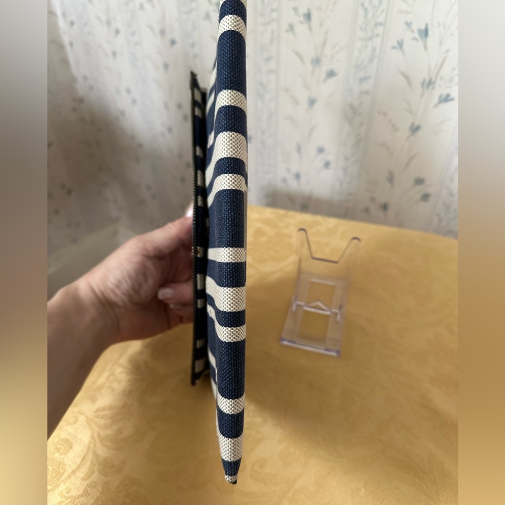 Rebecca Minkoff Striped Blue and White Clutch - Picture 7 of 15